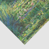 De waterlelie vijver van Claude Monet Tissuepapier (Detail)