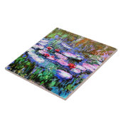 De waterlelies door Monet Tegeltje (Zijkant)