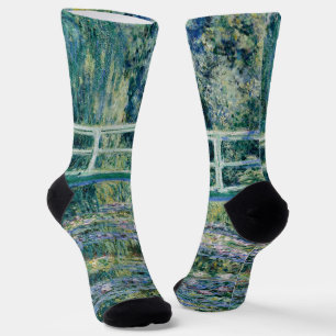 De Waterlelies en Japanse Brug van Monet Sokken