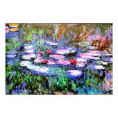De waterlelies (waterlelies) van Claude Monet Foto Afdruk (Voorkant)
