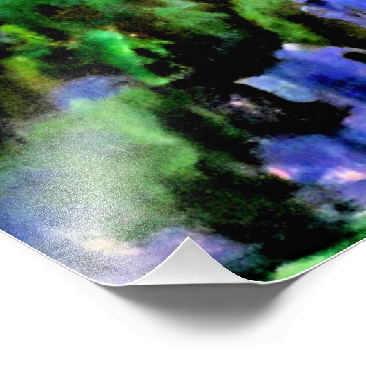 De waterlelies (waterlelies) van Claude Monet Foto Afdruk (Hoek)