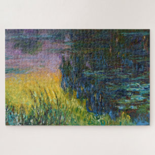 De waterlelies - Zon instellen, Claude Monet Legpuzzel
