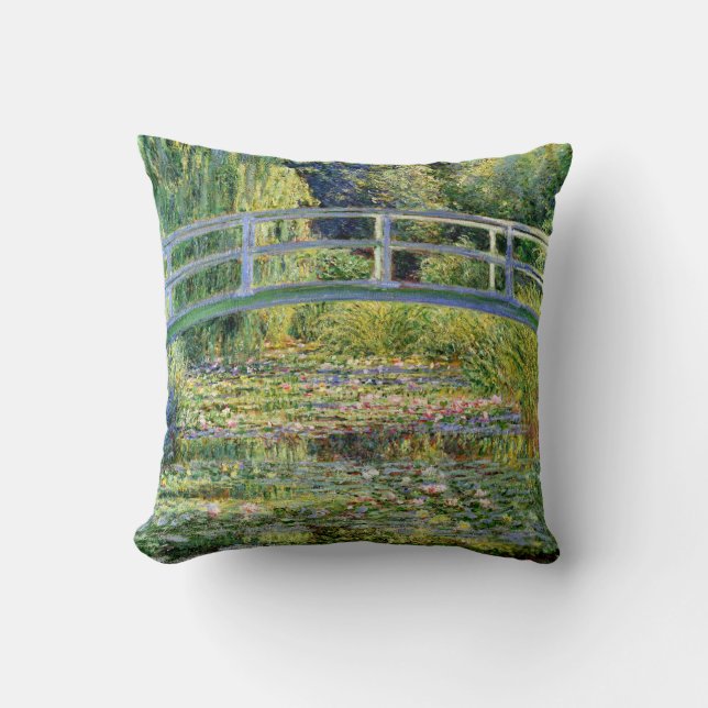 De Waterlelievijver door Monet Fijne Kunst Kussen (Voorkant)