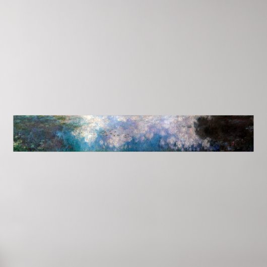 De waterlieden - de wolken, Claude Monet Poster (Voorkant)