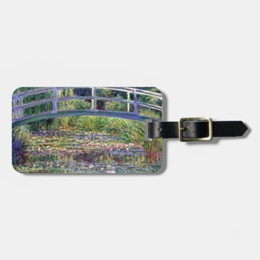 De waterLily Pond van Claude Monet Bagagelabel (Voorkant horizontaal)