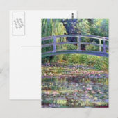 De waterLily Pond van Claude Monet Briefkaart (Voorkant / Achterkant)