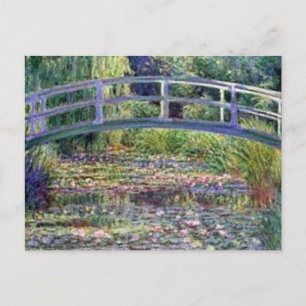 De waterLily Pond van Claude Monet Briefkaart