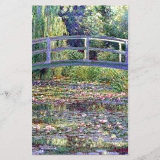 De waterLily Pond van Claude Monet Briefpapier (Voorkant)