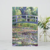 De waterLily Pond van Claude Monet Briefpapier (Staand voorkant)