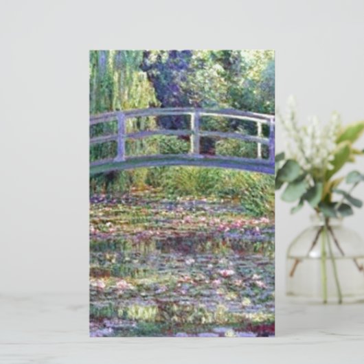 De waterLily Pond van Claude Monet Briefpapier (Staand voorkant)