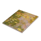De waterLily Pond van Claude Monet Ceramic Tile Tegeltje (Zijkant)