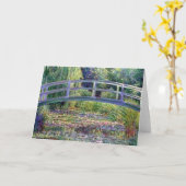 De waterLily Pond van Claude Monet Kaart (Gele Bloem)