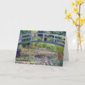 De waterLily Pond van Claude Monet Kaart (Gele Bloem)