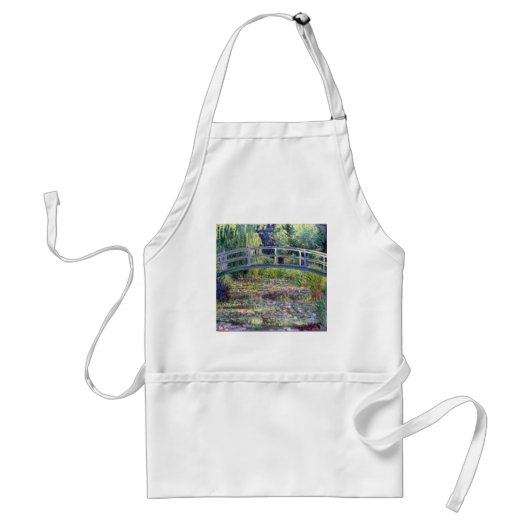 De waterLily Pond van Claude Monet Standaard Schort (Voorkant)