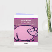 de watermeloen, dankt u nota neemt van kaart (Achterkant)