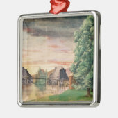 De watermolen, 1495-1997 metalen ornament (Links)