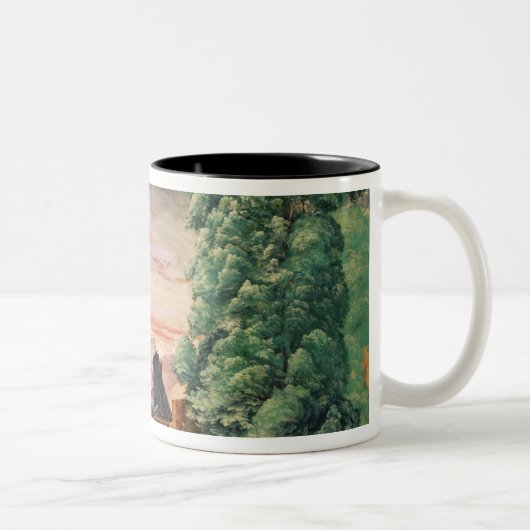 De watermolen, 1495-1997 tweekleurige koffiemok (Rechts)