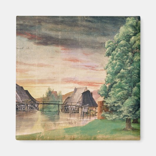 De watermolen, 1495-97 magneet (Voorkant)