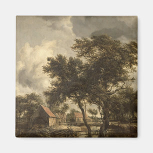 De watermolen, c.1660 magneet