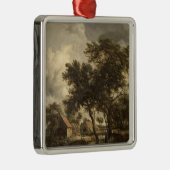 De watermolen, c.1660 metalen ornament (Rechts)