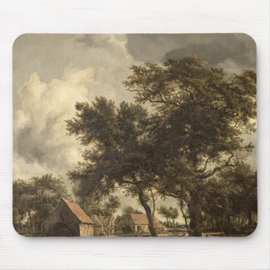 De watermolen, c.1660 muismat (Voorkant)