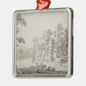 De watermolen van de Ford Metalen Ornament (Links)