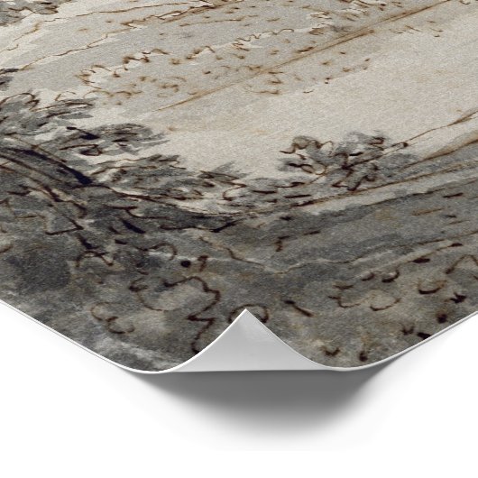 De watermolen van de Ford Poster (Hoek)