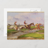De waterpomp: de herfst Steeplechase in Ballara Briefkaart (Voorkant / Achterkant)