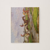 De waterpomp: de herfst Steeplechase in Ballara Legpuzzel (Verticaal)
