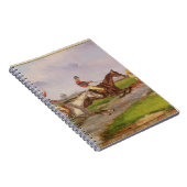 De waterpomp: de herfst Steeplechase in Ballara Notitieboek (Rechterzijde)