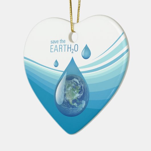 De watersiervoorwerpen opslaan keramisch ornament (Links)