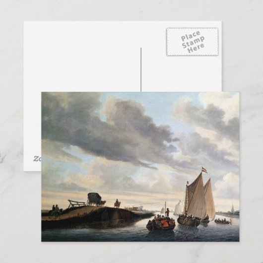 De waterstrook briefkaart (Voorkant / Achterkant)