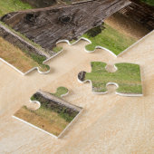 De watertank vullen. legpuzzel (Zijkant)