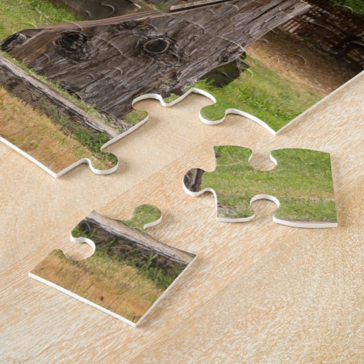 De watertank vullen. legpuzzel (Zijkant)