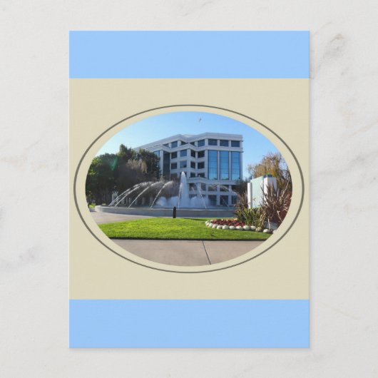 De watertuin briefkaart (Voorkant)