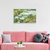 De watertuin (door Childe Hassam) Canvas Afdruk (Insitu (Woonkamer))