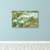 De watertuin (door Childe Hassam) Canvas Afdruk (Insitu (Houten vloer))
