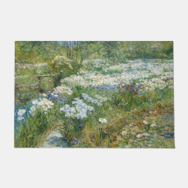 De watertuin (door Childe Hassam) Deurmat