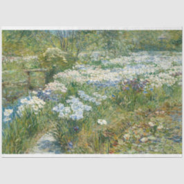 De watertuin (door Childe Hassam) Tissuepapier