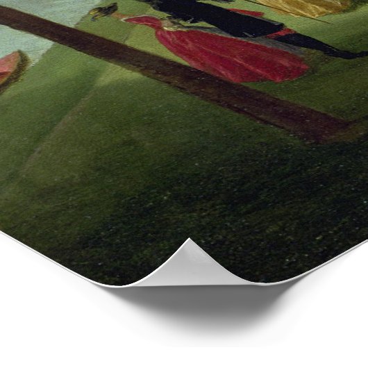 De watertuinen van Chiswick House Poster (Hoek)