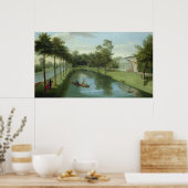 De watertuinen van Chiswick House Poster (Keuken)