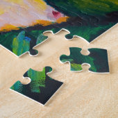 De waterval, 1909 door Wassily Kandinsky Legpuzzel (Zijkant)