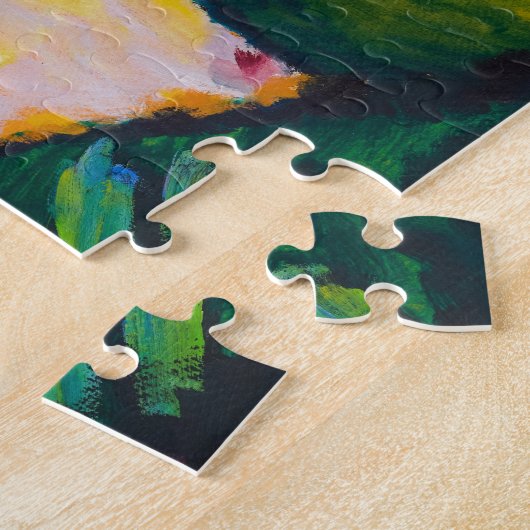 De waterval, 1909 door Wassily Kandinsky Legpuzzel (Zijkant)