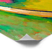 De waterval, 1909 door Wassily Kandinsky Poster (Hoek)