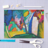 De waterval, 1909 door Wassily Kandinsky Tissuepapier (Craft)