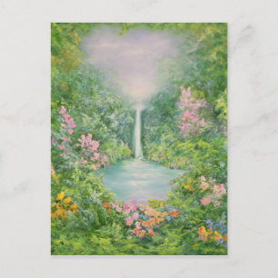 De waterval 1997 briefkaart