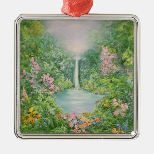 De waterval 1997 metalen ornament (Voorkant)