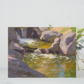 De waterval kaart (Staand voorkant)