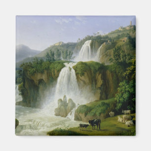 De waterval op Tivoli, 1785 Magneet
