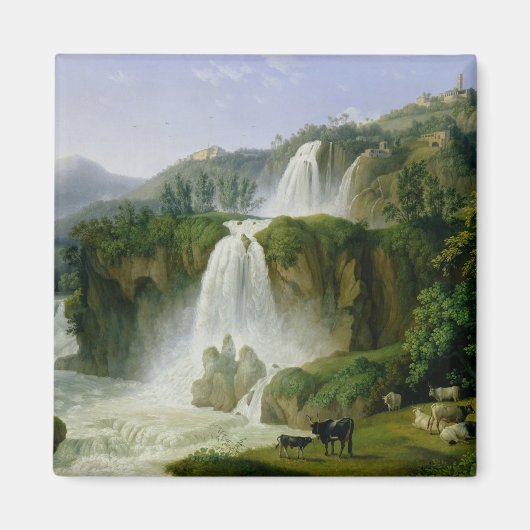 De waterval op Tivoli, 1785 Magneet (Voorkant)